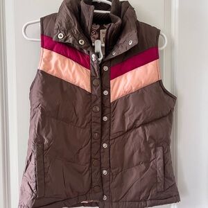 Old Navy Vintage Colorblock Puffer Vest